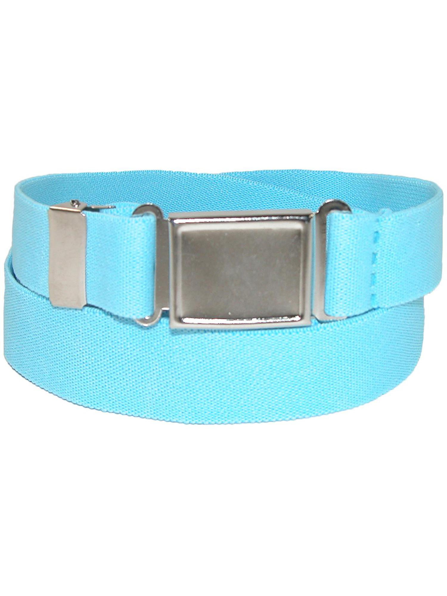 CTM Elastic Belt with No Show Flat Buckle