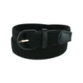 thumbnail image 1 of CTM  Elastic Braided Belt with Covered Buckle  (Men Big & Tall), 1 of 4