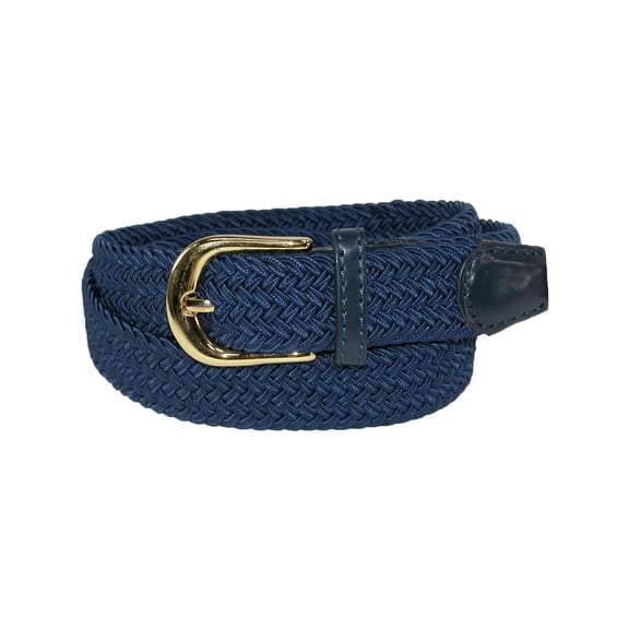 CTM  Elastic Braided Stretch Belt (Pack of 2) (Women)