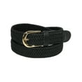 thumbnail image 1 of CTM  Elastic Braided Stretch Belt (Pack of 2) (Women), 1 of 3