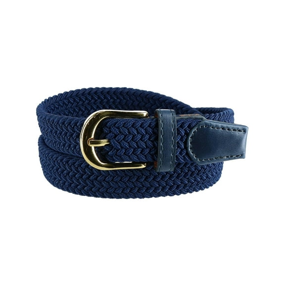 CTM  Elastic Braided Stretch Belt (Women)