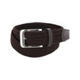 thumbnail image 1 of CTM  Elastic Braided Stretch Belt with Silver Buckle (Men Big & Tall), 1 of 4