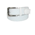thumbnail image 1 of CTM  Elastic Braided Stretch Belt with Silver Buckle (Men), 1 of 4