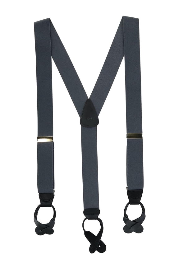 Elastic Button End Suspenders (Men)