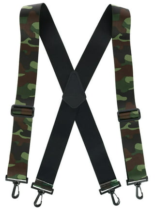 MENDENG 2 Inch Camo Suspender X Back Elastic Strong Clips  Braces Heavy Duty : Clothing, Shoes & Jewelry