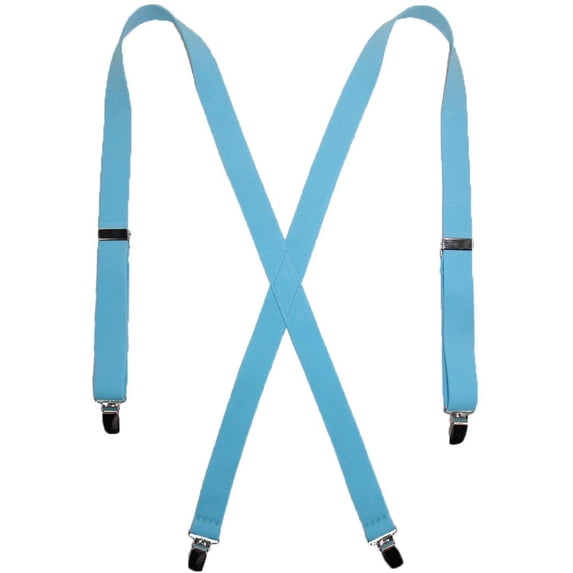 CTM Elastic Clip-End 1 Inch Basic Suspenders (Women)