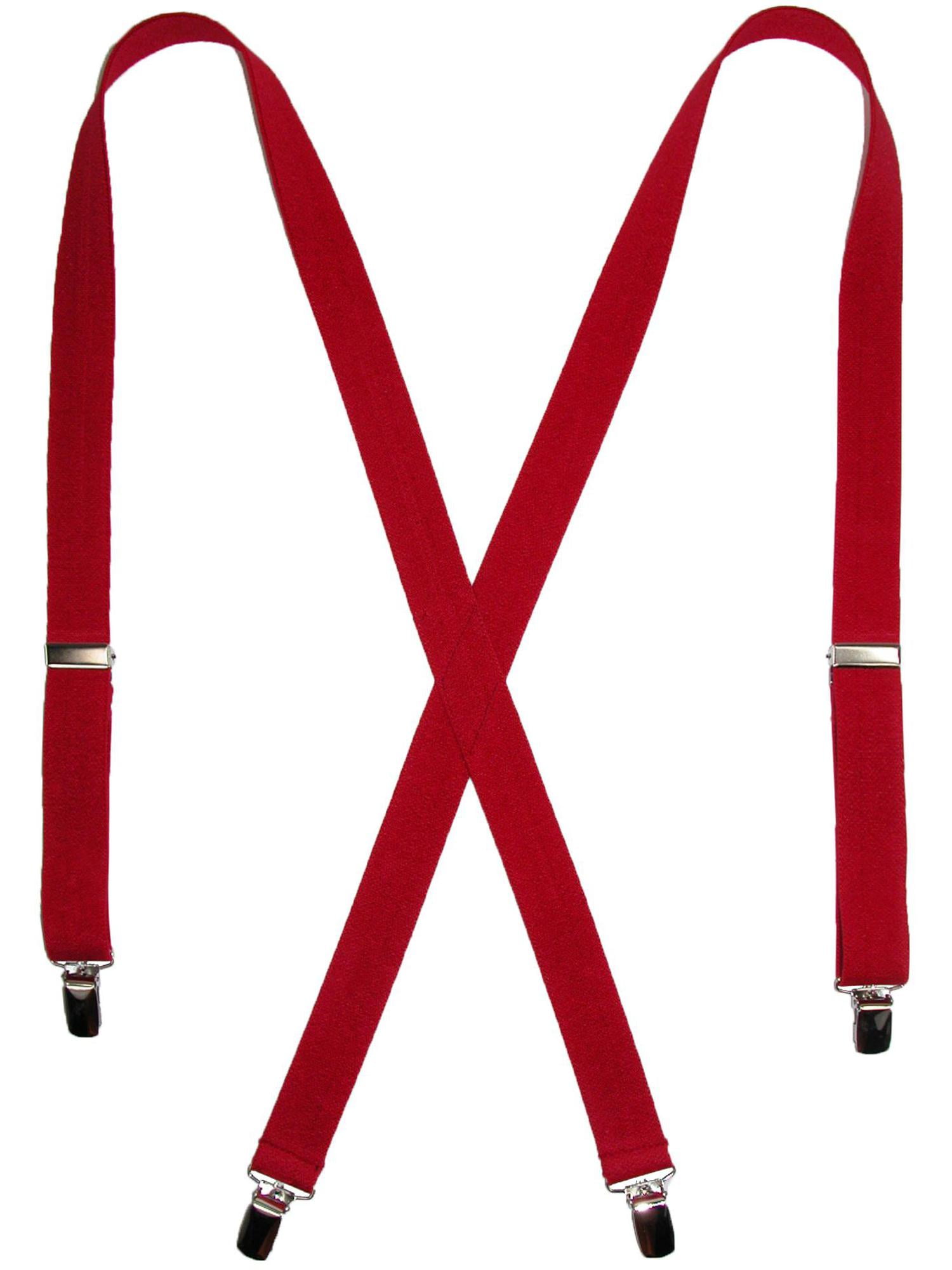 CTM Elastic ClipEnd 1 Inch Basic Suspenders (Women)