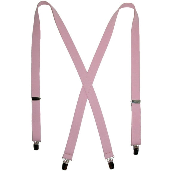 CTM Elastic Clip-End 1 Inch Basic Suspenders (Women)