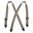 thumbnail image 1 of CTM  Elastic Plastic Clip-End TSA Compliant Airport Suspenders (Men), 1 of 4