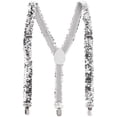 thumbnail image 1 of CTM  Elastic Sequins Clip-End Suspenders (Women), 1 of 3