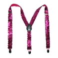thumbnail image 1 of CTM  Elastic Sequins Clip-End Suspenders (Women), 1 of 2