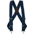thumbnail image 1 of CTM  Elastic Side Clip Metal Swivel Hook Trucker Suspenders (Men), 1 of 3