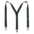 thumbnail image 1 of CTM  Elastic Solid Color Suspender with Metal Swivel Hook Clip End (Men), 1 of 4