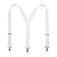 thumbnail image 1 of CTM  Elastic Solid Color Suspender with Metal Swivel Hook Clip End (Men), 1 of 4