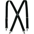 thumbnail image 1 of CTM  Elastic Solid Color X-Back Suspender with Swivel Hook Ends (Men Big & Tall), 1 of 3