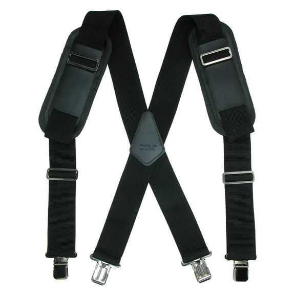 CTM  Elastic Work Clip-End Suspenders (Men Big & Tall)