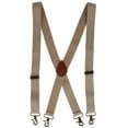 thumbnail image 1 of CTM  Elastic X-Back Brass Swivel Hook Suspenders (Men), 1 of 4