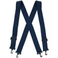 thumbnail image 1 of CTM  Elastic X-Back Suspenders with Plastic Hook Ends (Men), 1 of 3