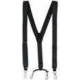 thumbnail image 1 of CTM  Elastic Y-Back Sleek Swivel Hook Suspenders (Men), 1 of 5