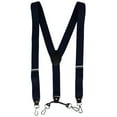 thumbnail image 1 of CTM  Elastic Y-Back Sleek Swivel Hook Suspenders (Men), 1 of 5