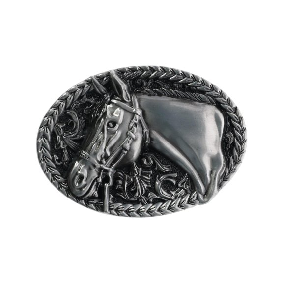 CTM Engraved Horse Belt Buckle
