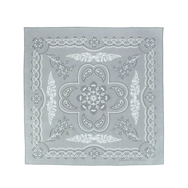 CTM Extra Large 27 Inch Fashion Paisley Print Bandana
