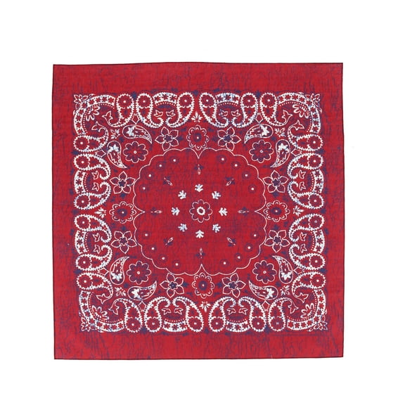 CTM Extra Large 27 Inch Rustic Paisley Print Bandana