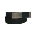 thumbnail image 1 of CTM  Fabric Belt with Brass Flip Top Buckle (Men Big & Tall), 1 of 1
