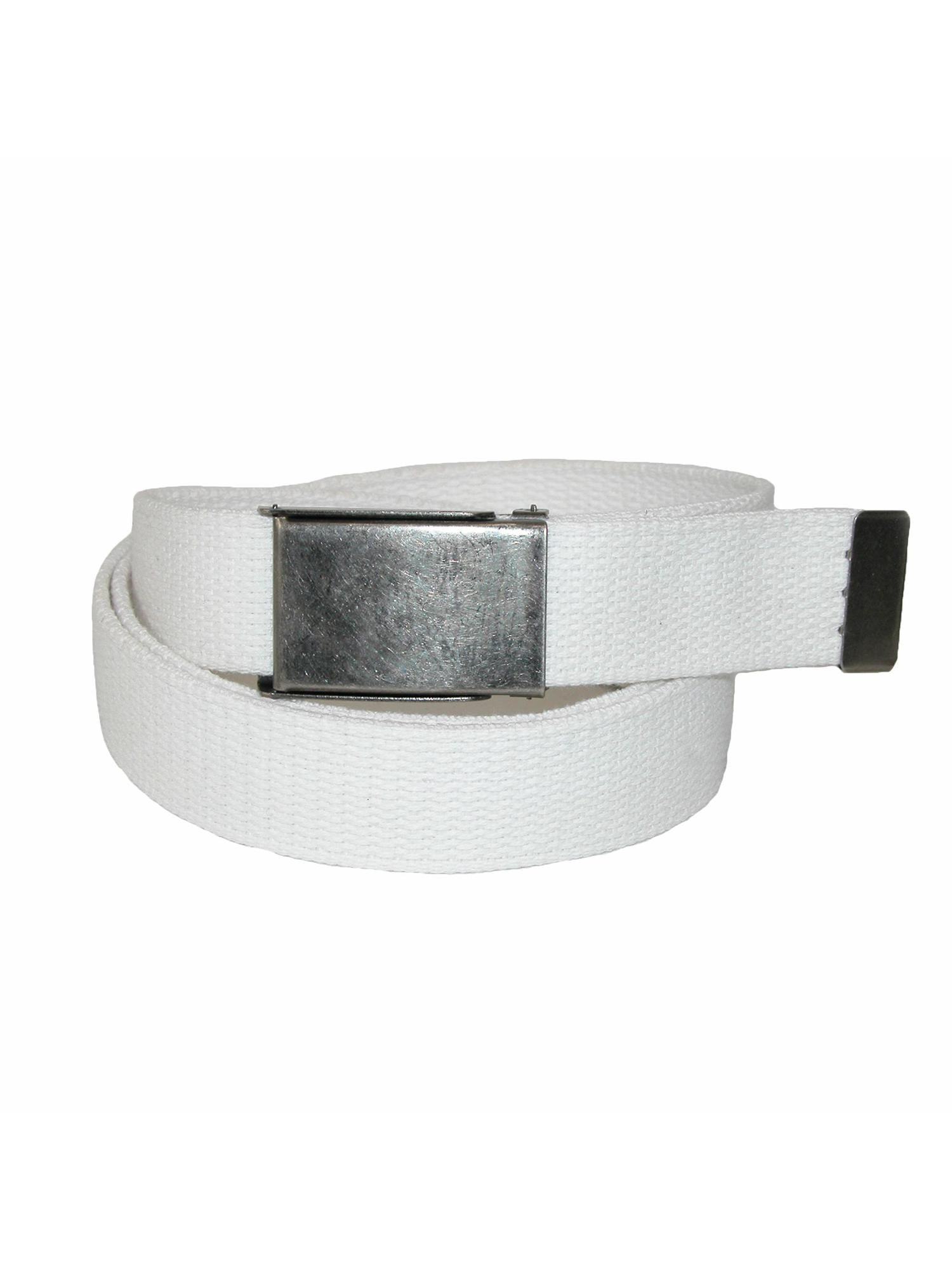 CTM Fabric Belt with Nickel Flip Top Buckle (Men) - Walmart.com