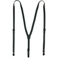 thumbnail image 1 of CTM Faux Leather Slim Clip-End Suspenders, 1 of 2