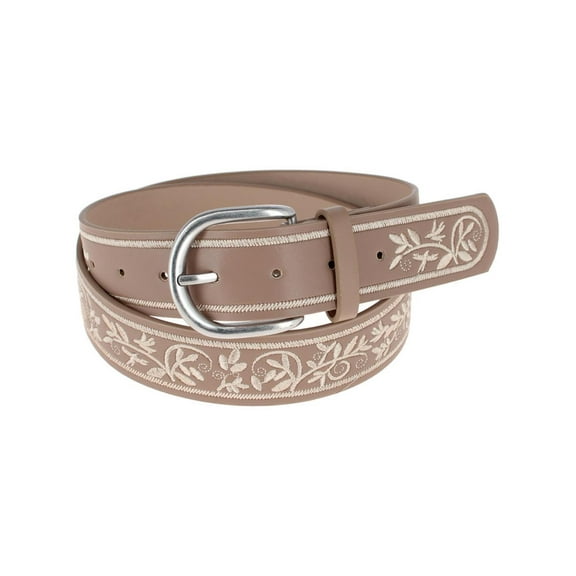 CTM Floral Embroidered Casual Belt (Women)