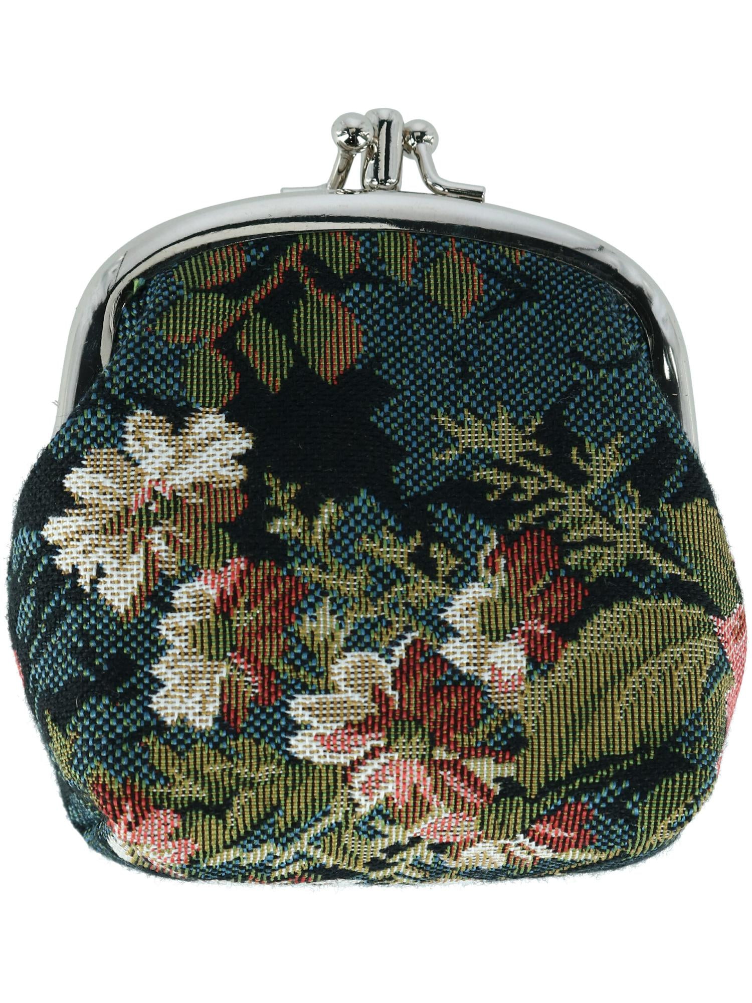 Tapestry Coin Purse with Clasp - Blossom - Walmart.com