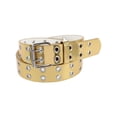 thumbnail image 1 of CTM Girl's Metallic Double Grommet Casual Belt with Roller Buckle, 1 of 5
