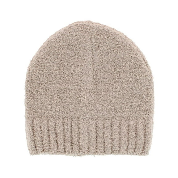 CTM Girl's One Size Fits Most Solid Soft Winter Knit Beanie Hat