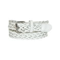 thumbnail image 1 of CTM Girls' 3/4 Inch Wide Metallic Braided Belt, 1 of 3