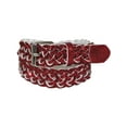 thumbnail image 1 of CTM Girls' Metallic Braided Belt, 1 of 3