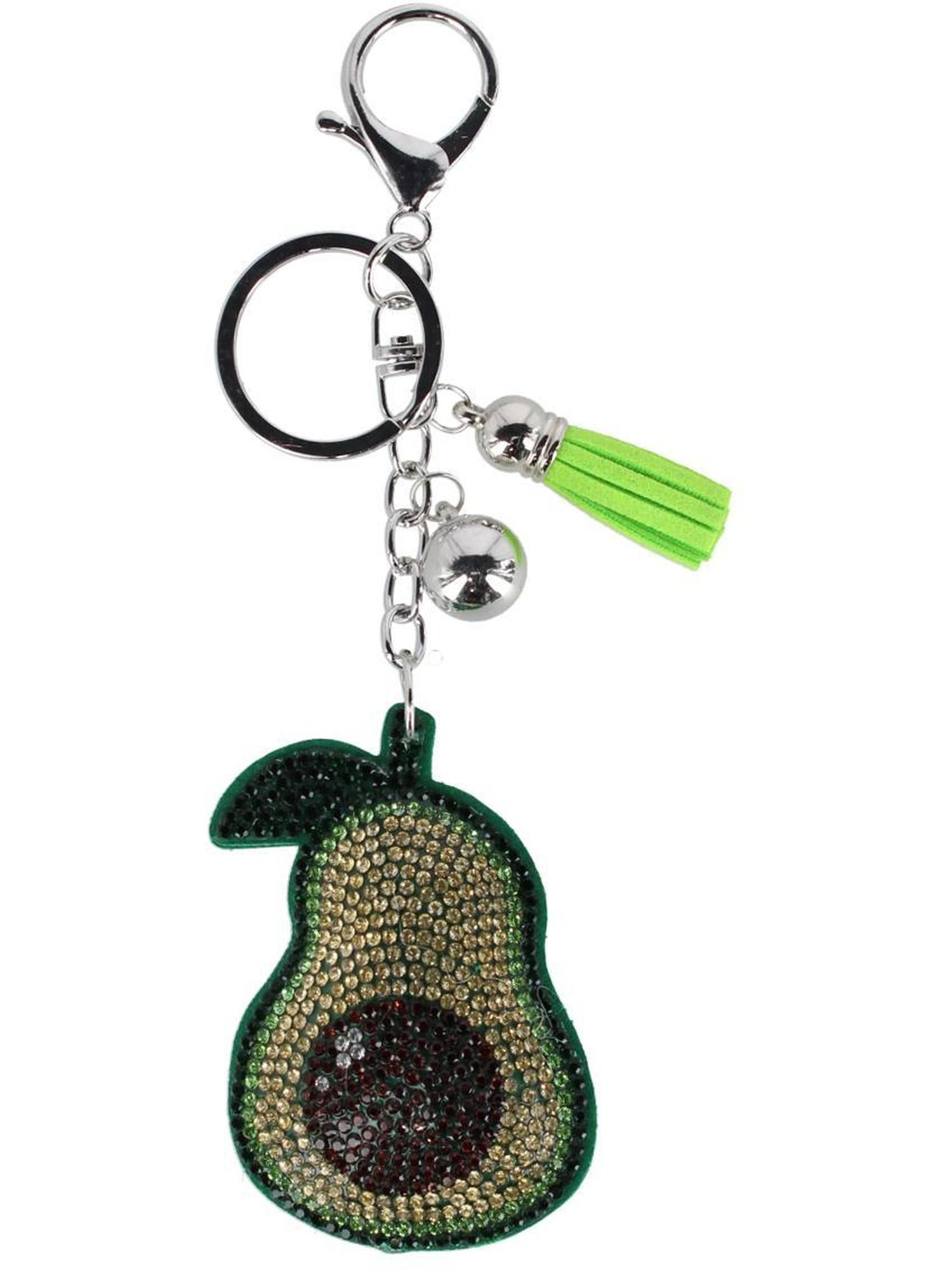 CTM Glittering Avocado Cushion Bag Charm/Key Chain (Women