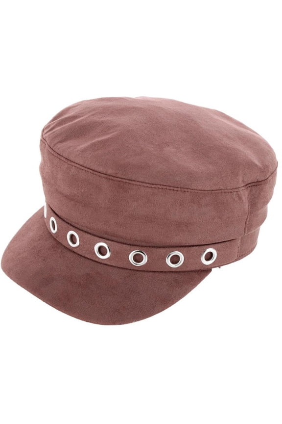 Grommet Studded Captain Hat (Women)