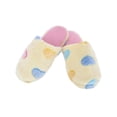 thumbnail image 1 of CTM  Heart Pattern Fur Slippers (Women), 1 of 6