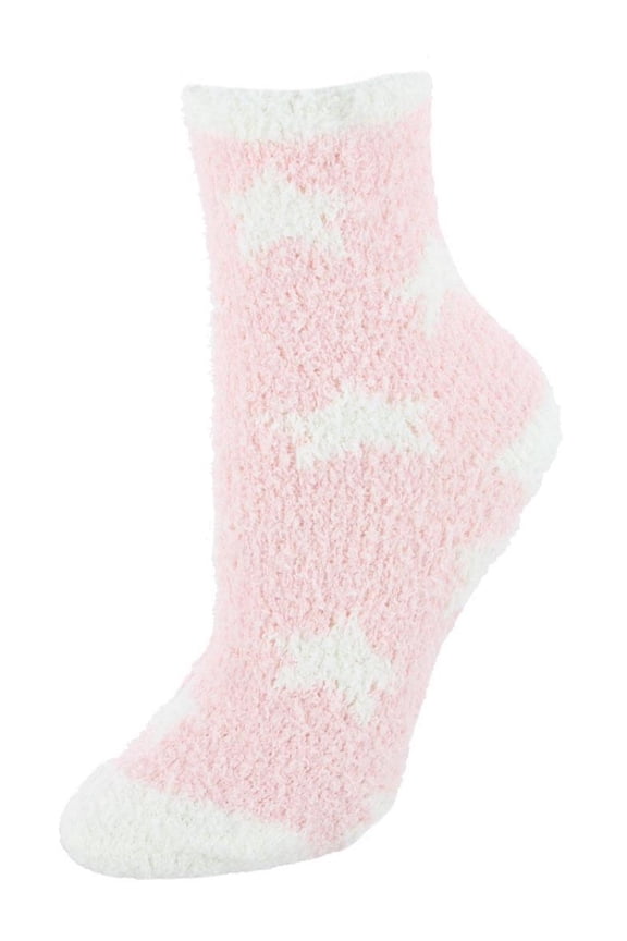 Hearts Soft and Cozy Lounge Socks by Wootie (1 Pair) (Women)