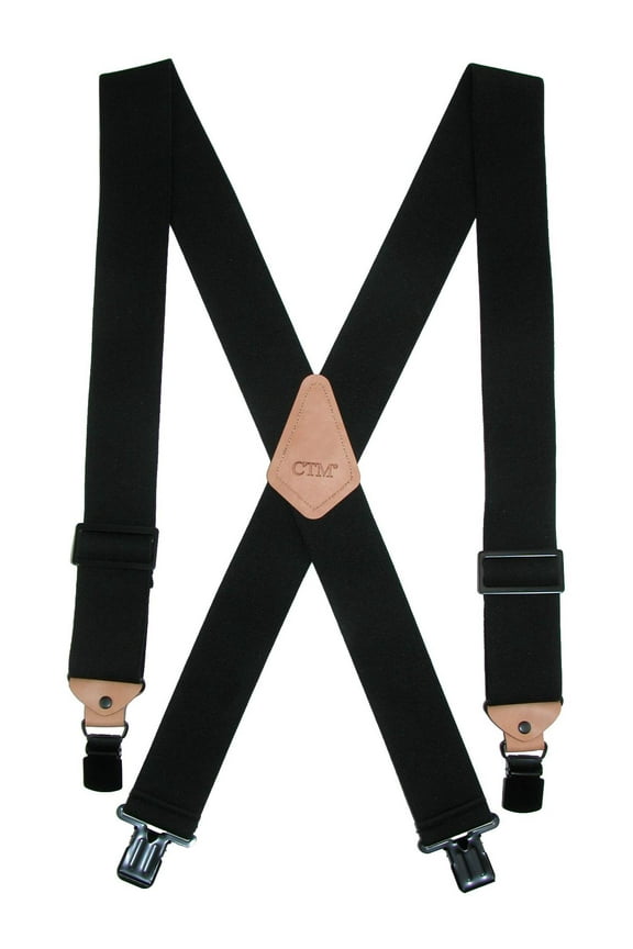 Heavy Duty Clip-End Work Suspenders (Men)