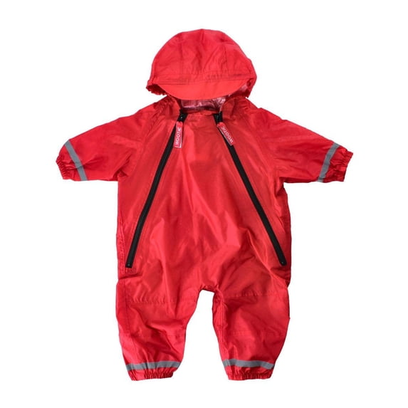 CTM Infant Waterproof Rainsuit with Reflective Stripes by Wootie