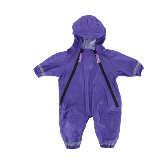 CTM Infant Waterproof Rainsuit with Reflective Stripes by Wootie