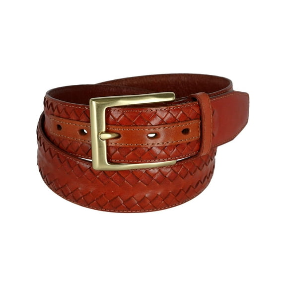 CTM Italian Leather Side Lace Belt (Men)
