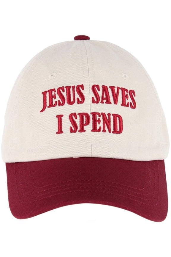 Unisex Jesus Saves Embroidered Trucker Hat