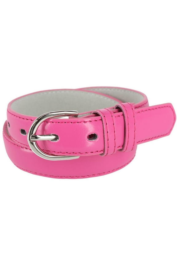 Kid's Leather 1 inch Basic Dress Belt