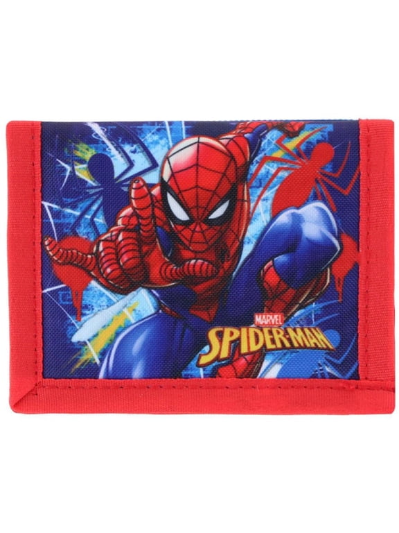 Kid's Marvel Spiderman Power Hook & Loop Closure Bi Fold Wallet