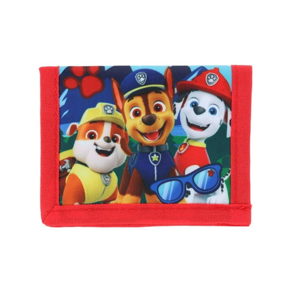 CTM Kid's Paw Patrol Bifold Wallet with Hook and Loop Closure
