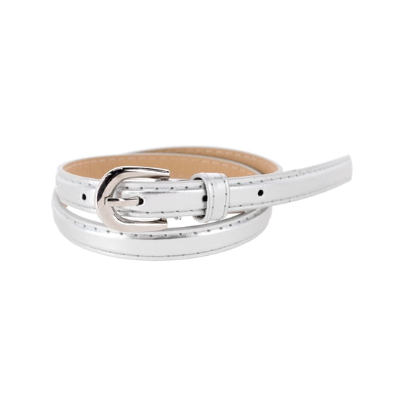 CTM Kid's 1/2 Inch Skinny Dress Belt