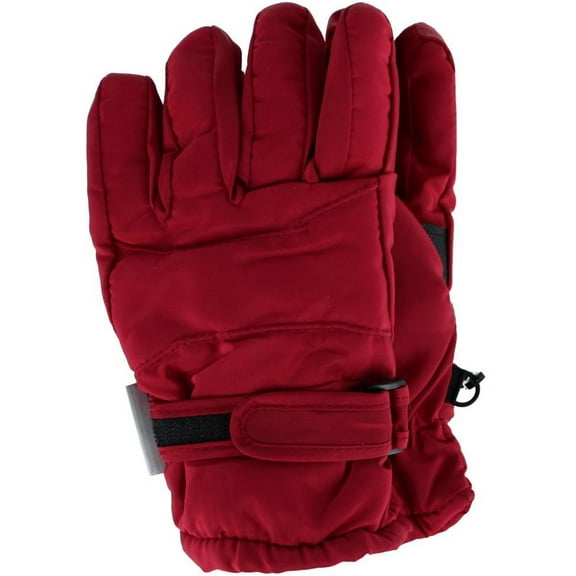 CTM Kids' 3-6 Thinsulate Lined Waterproof Winter Gloves